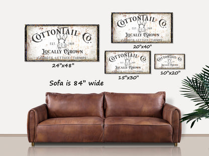 Cottontail Co Canvas Art