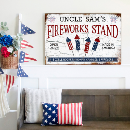 Uncle Sam's Fireworks Stand