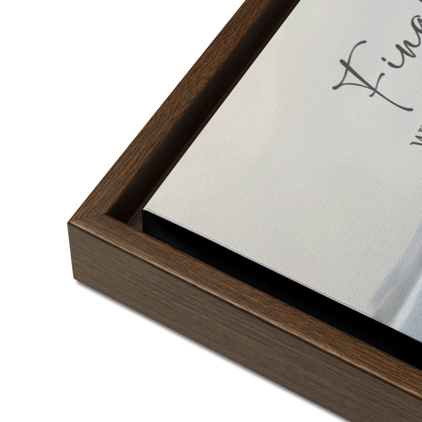 Whatever is True Wood-Framed Art