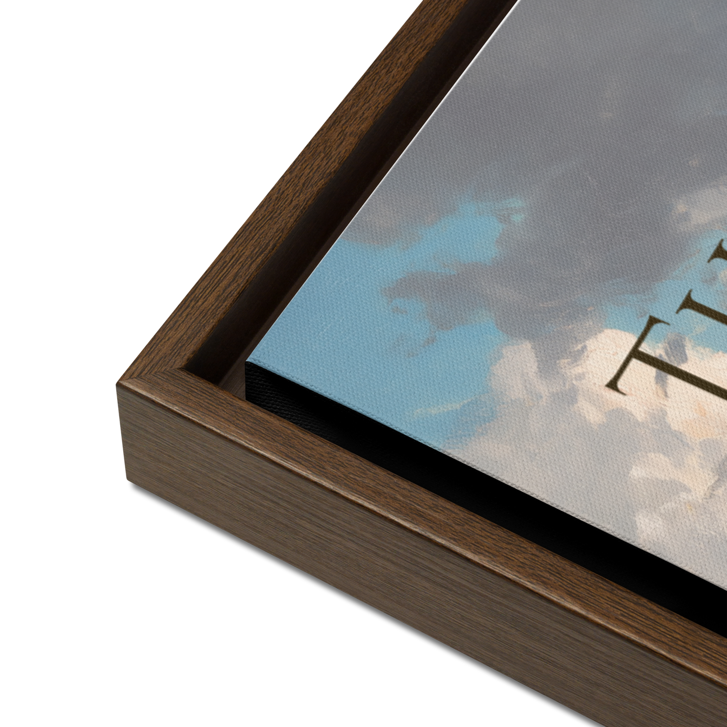 Custom Matthew 7:25 Framed Canvas Wall Art