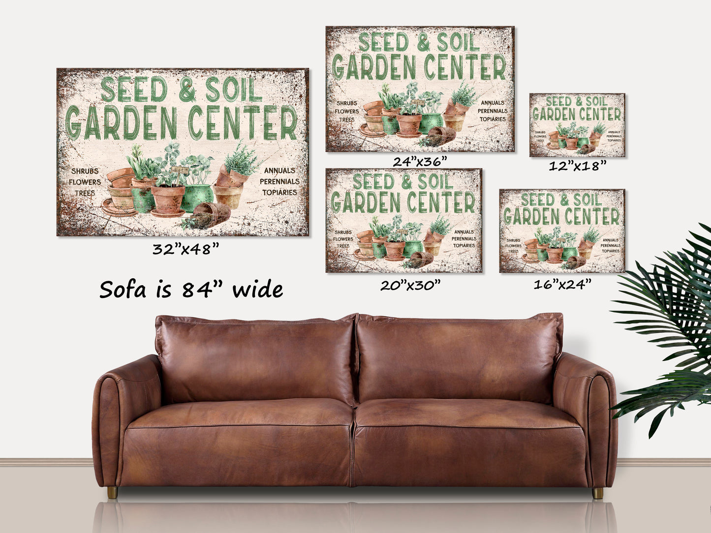 Personalized Garden Center Canvas