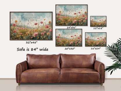 His Mercies Are New Wood-Framed Art