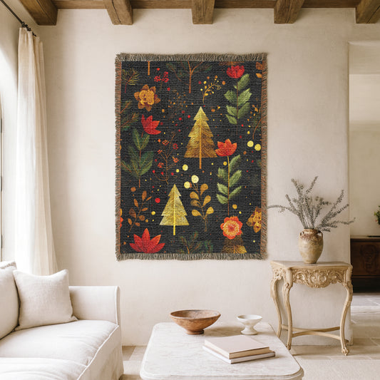 Holiday Glam Woven Blanket