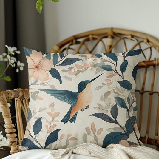 Hummingbird Pillow Cover