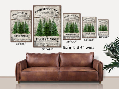 Christmas Trees Cut & Carry, Vintage Christmas, Christmas Wall Art, Holiday Decorations, Fresh Christmas Trees. Rustic Christmas Decor