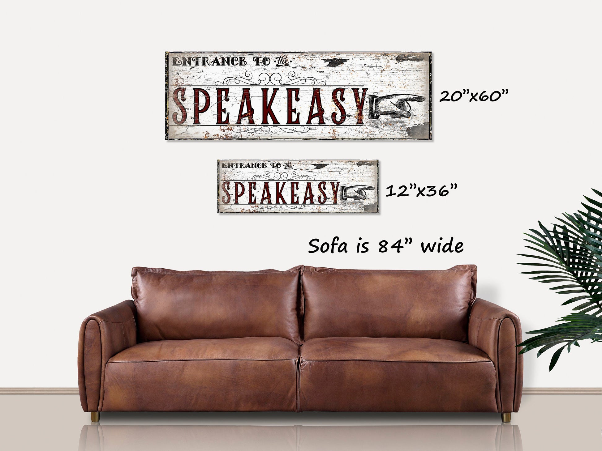 Speakeasy Sign, Vintage Canvas Sign, Speakeasy Decor, Vintage Wall Art, 1920s Decor, Roaring 20s Art, Speakeasy Decorations
