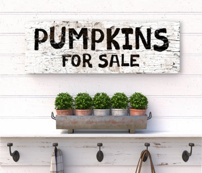 Fall Signs, Pumpkins For Sale, Canvas Wall Art, Autumn Decor, Pumpkin Decor, Chippy Signs, Fall Decorations, Autumn Canvas, Roadside Sign
