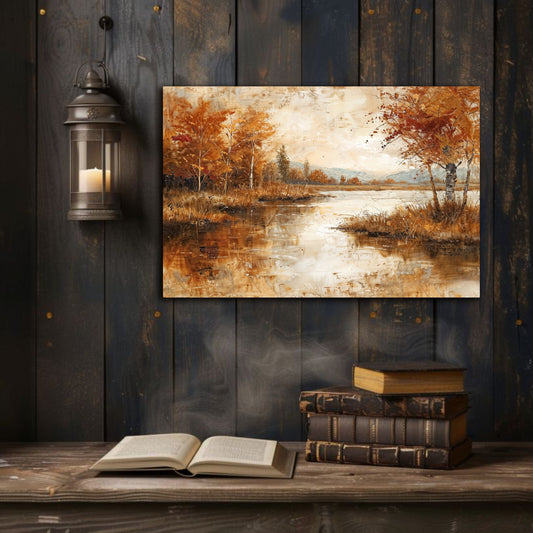 fall landscape canvas wall art