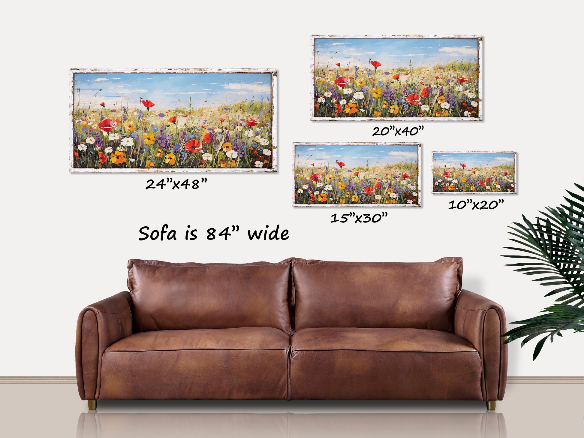 Wildflower Canvas Print, Spring Flowers, Farmhouse Decor, Spring Blooms, Bedroom Wall Art, Botanical Artwork, Vintage Spring Canvas Decor