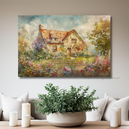 Psalm 23:6 canvas wall art