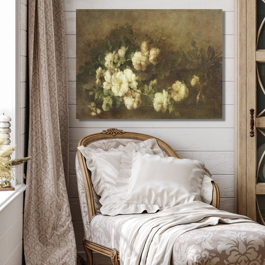 Vintage Home Decor, Vintage Roses, Vintage Farmhouse Sign, Modern Farmhouse Decor, Large Canvas Wall Art, Vintage Signs, Oversized Wall Art