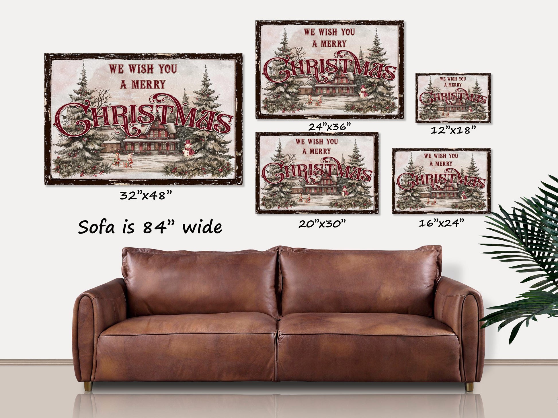 Holiday Decor, We Wish You A Merry Christmas Canvas Sign, Christmas Signs, Christmas Pictures, Vintage Christmas Decorations, Holiday Art