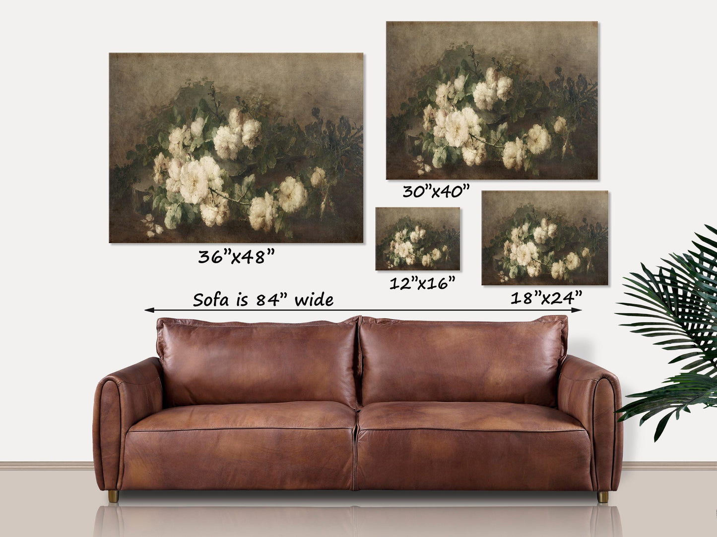 Vintage Home Decor, Vintage Roses, Vintage Farmhouse Sign, Modern Farmhouse Decor, Large Canvas Wall Art, Vintage Signs, Oversized Wall Art