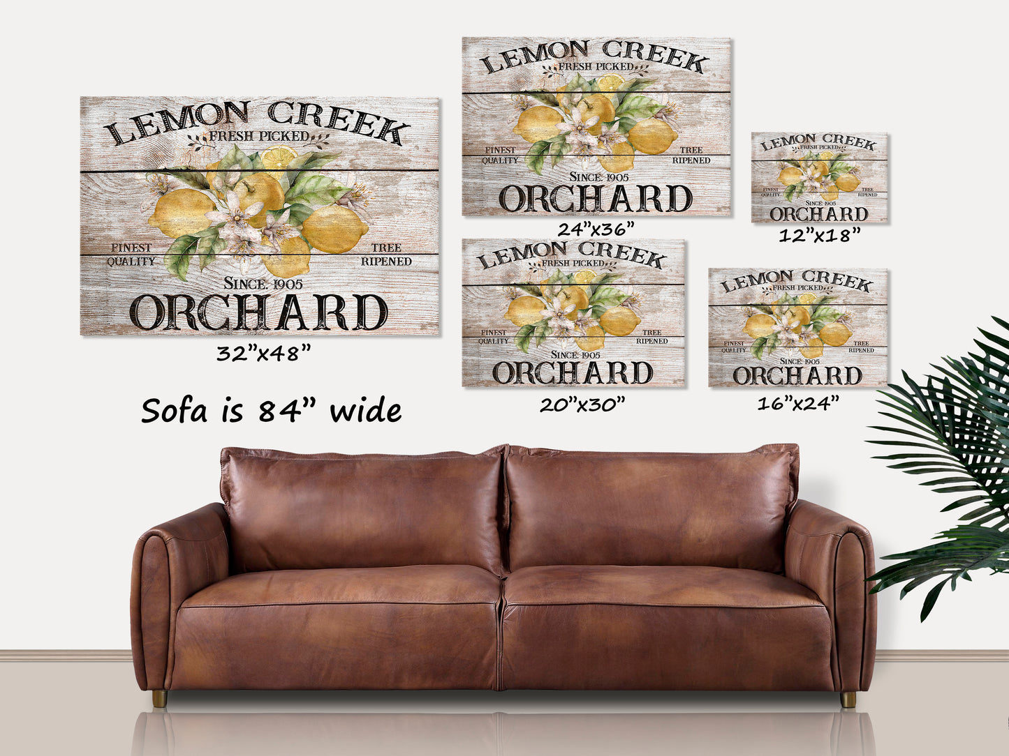 Lemon Creek Orchard Canvas Art