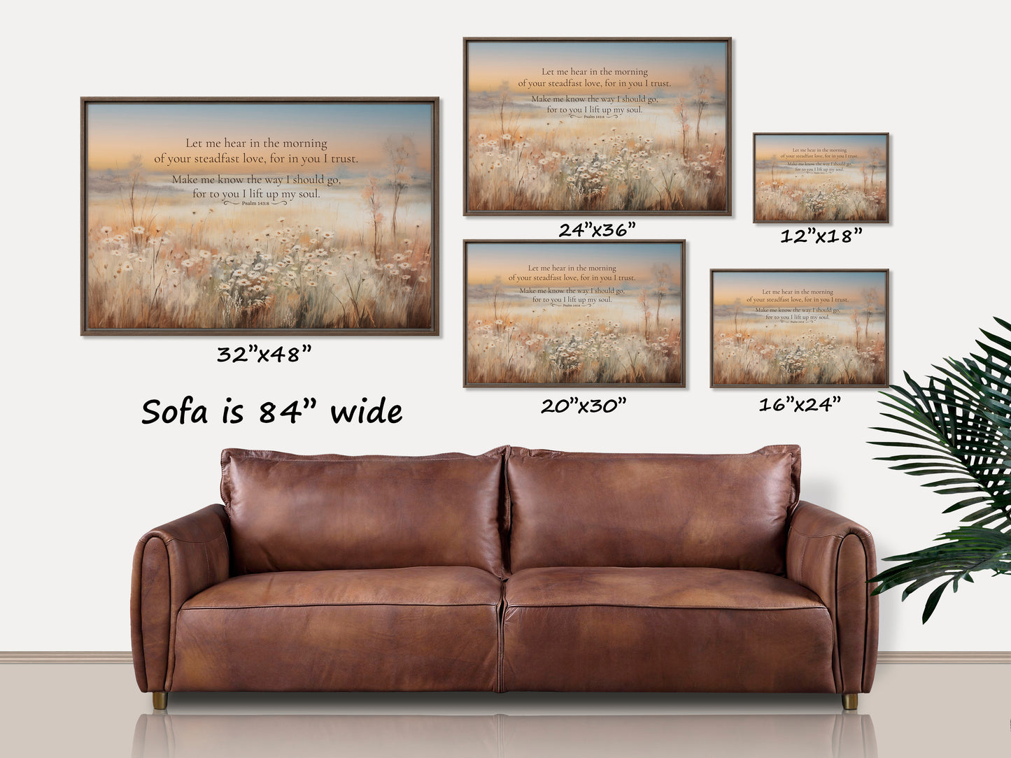 Psalm 143:8 Christian Encouragement Gift