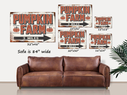 Pumpkin Farm Canvas Wall Art