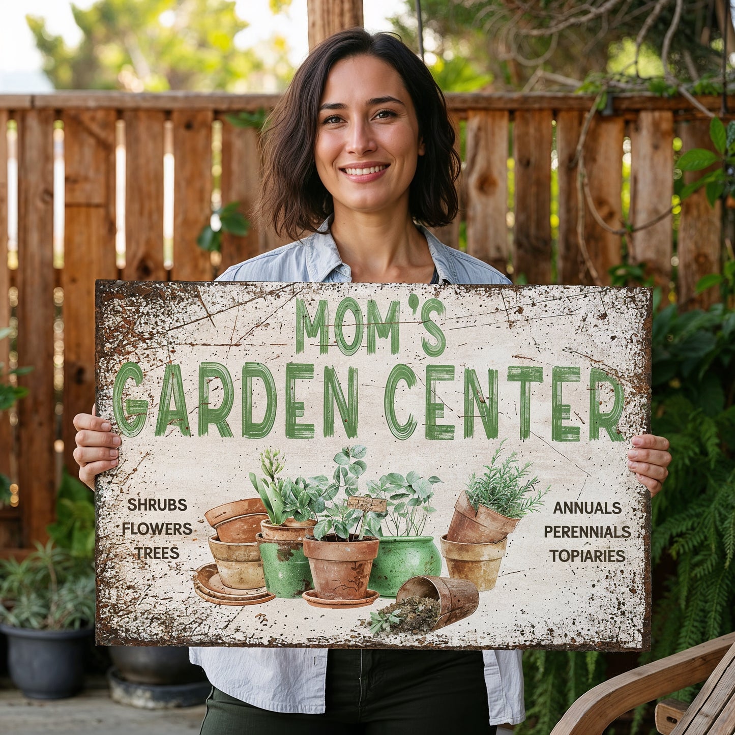 Personalized Garden Center Canvas