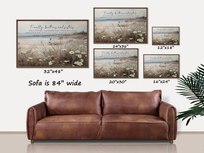 Whatever is True Wood-Framed Art